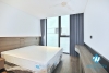 Lake view apartment with 2 bedrooms on the 2nd floor for rent in Tu Hoa st, Tay Ho